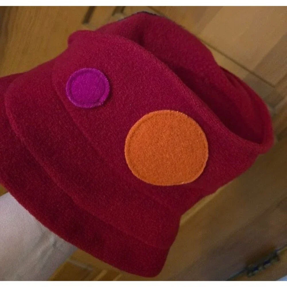 vintage merino wool and felt hat avanti-garde